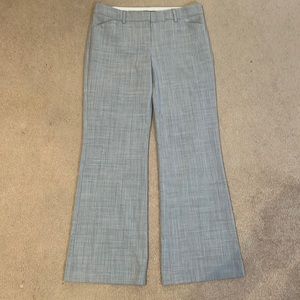 Express Grey Mid Rise Editor Trouser Pants